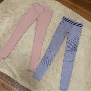 Lot Of 2 Fabletics Leggings Tight Pants